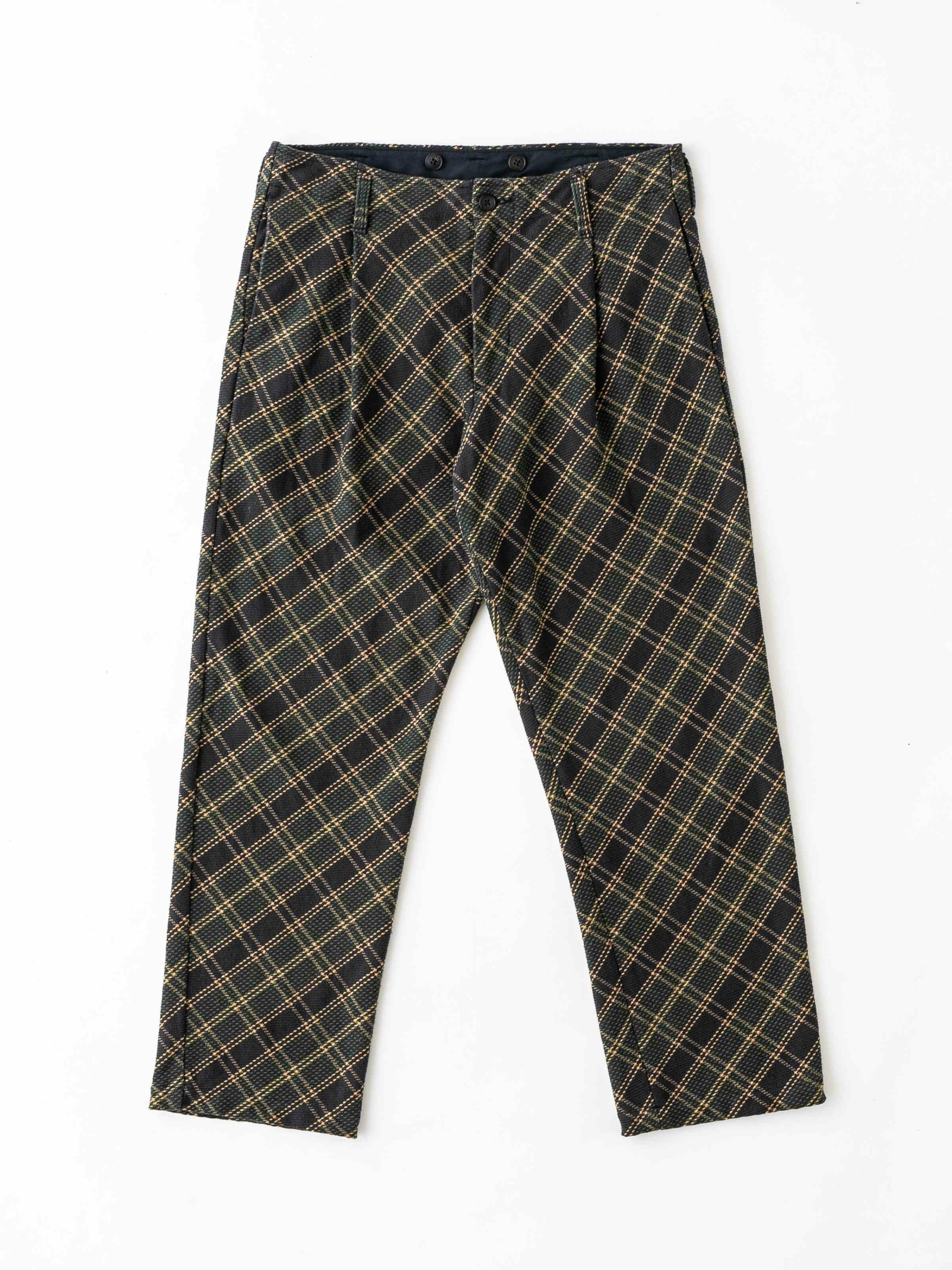 【タカオ】BRÚ NA BOINNE EDOチェック　セットアップ EDOチェックパンツ2号 | ブルーナボインオンラインストア