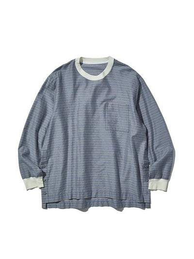 ボーダーシャツロンT＊3 color