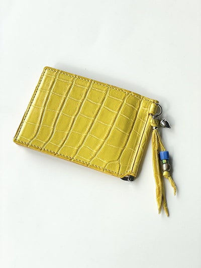 クロコマネークリップウォレット＊7 color
