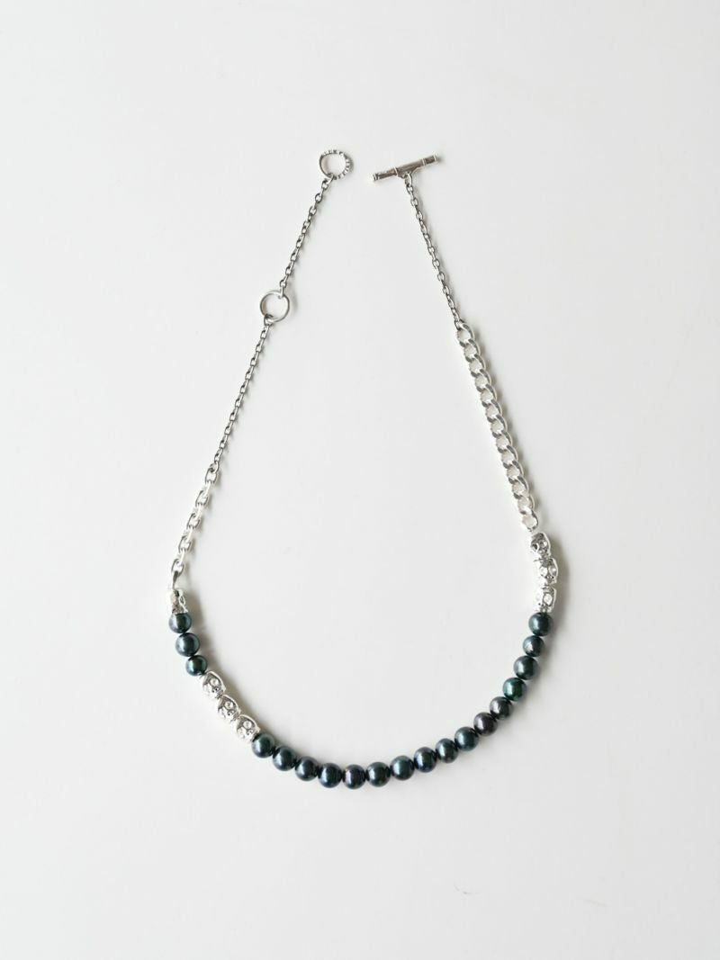 ブラックブリゾネックレスショート＊2 color's | ブルーナボイン