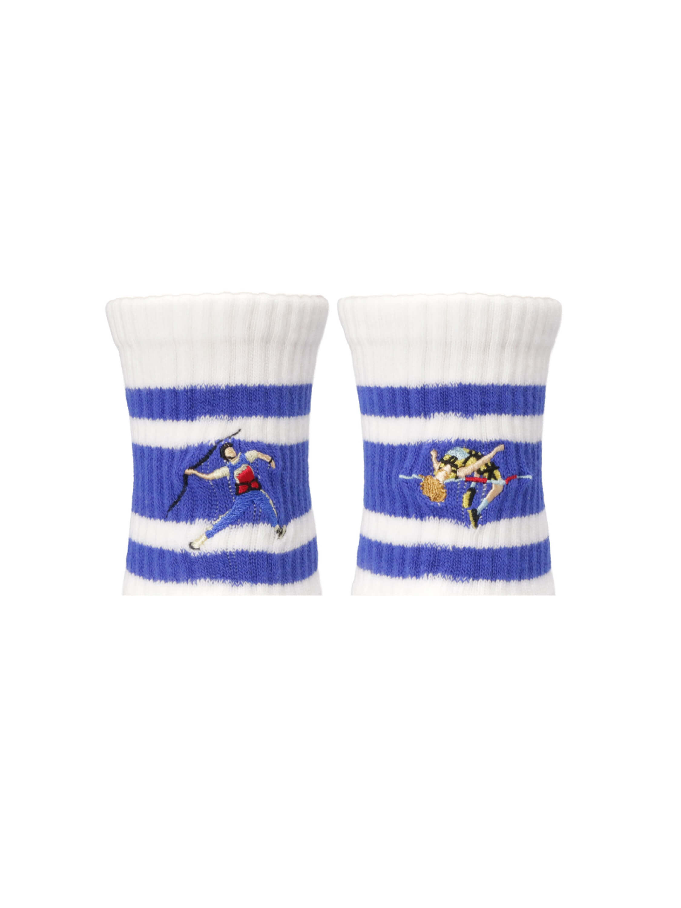 Embroidery Skater Socks Javelin Throw High Jump | ブルーナボイン